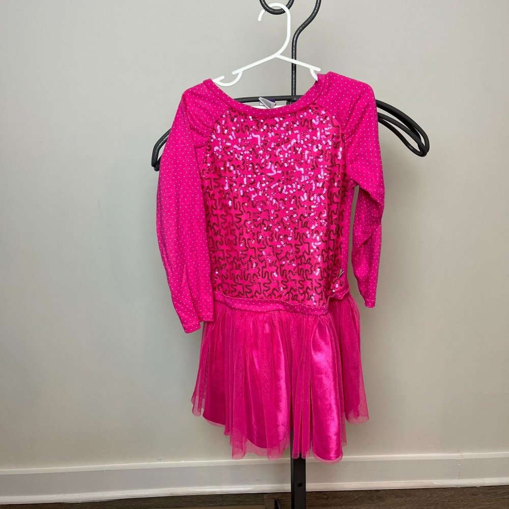 Dollie‎ & Me Pink Girls Sequins Dress Tulle size 6